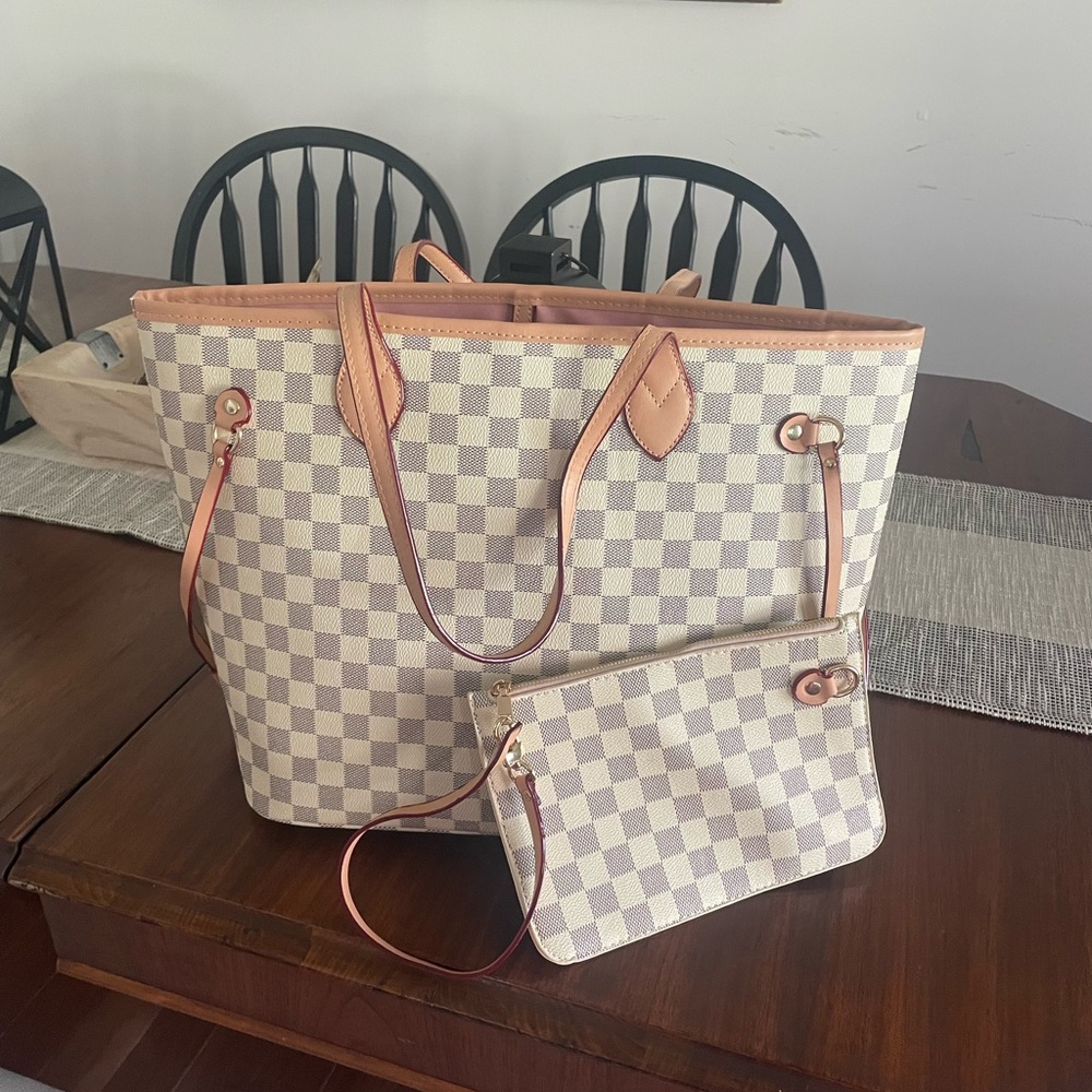 Checkerboard Tote Bag